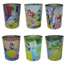 Disney Princess Tin Bins - assorted designs