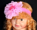 Girls Flower Elastic Head band- 2 designs