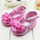 Zara Baby Little Princess Pink Sequin Ballerinas- Size 20, 21 (9-12mths)