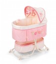 Summer bassinet with motion silent sway