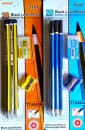 TipTop 2b Black Lead Pencil Set- includes 6pencils, 1 eraser, 1 sharpener (sold in dozens)