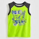 Toughskins Infant & Toddler Boy's Muscle Tee - Make way for Digger- 12mths 