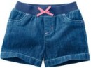 Jumping Beans Denim Baby Girls Shorts- 18mths