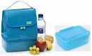 Polar Gear Two Compartment Lunch Cooler  - Turquoise/Pink