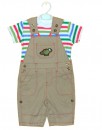 Just Too Cute Baby Boy 2 piece Dungaree Set (3-6mths, 6-12, 12-18mths)