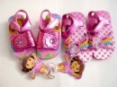 Dora the Explorer EVA Sandals Size US 7-8, 9-10