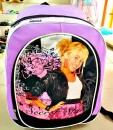 Hannah Montana Medium Purple & Black Backpack