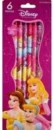 Disney 6 pk pencils- Princess, Ben10, Spiderman