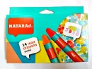Nataraj 14pcs Jumbo Wax crayons