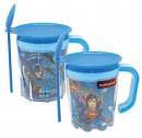 Technoplast tumbler with Spoon- assorted xters