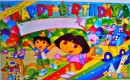 Character Birthday party Posters- Dora, Ben10, Winnie, Barbie