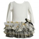 Bonnie Baby Tiered Drop Waist Dress- 12mths, 18mths, 24mths