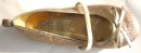 Joe Girls Gold Ballet Flats