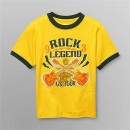 Toughskins Boy's Ringer T-Shirt - Rock Legend (7yrs)