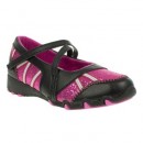 Goody 2 Shoes Girls Pentathlon Velcro Casual Shoes (Black & Pink)- UK Size 10-2