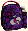 Smash Blush Hearts Insulated Lunch Bag and Bottle Set