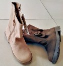TEX Toddler Girls Calf Boots- 2 colours- Dark brown & Tan- Size 25, 30
