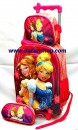 Disney Princess 3D 3pc School Set- Trolley, Lunch bag and pencil bag