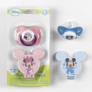 Disney Mickey Mouse /Minnie Mouse Pacifier & Holder