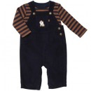 Carters babyboy 2-piece corduroy overalls set- 6mths