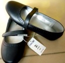 Girls Cherokee Giovanna Black Flats