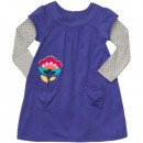 Carter's layered knit dress- Purple- 5yrs (10% OFF)