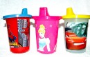 Character sippy cups- pack of 12(assorted characters)