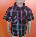 Next Boys Plaid Short Sleeve Shirts- assorted colours- 2-6 & 8 yrs