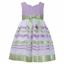 Bonnie Jean Lavender Ribbon Dress with free matching jacket (4-7yrs)