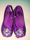 Cherokee Embellished Purple Ballet Flats- Size 5