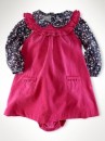 Ralph Lauren Infant Girls Corduroy Jumper Set