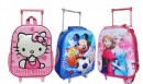 Character 12inches Mini 3d Eva trolley Schoolbag with detachable back-straps- assorted characters
