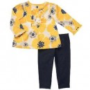 Carter's Girls Floral Tunic & Leggings Set - 3mths- 12mths, 18mths (2 colours )