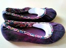 Julie Love Purple Girls Ballerines- US 12 ( 30)