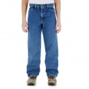 Basic Editions -Straight Fit Blue Denim Jeans- (5,6yrs)  - SALE