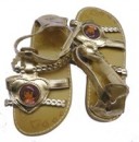 Dora Gold Gladiator Sandals