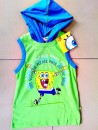 Spongebob Hooded Sleeveless Tee- 4, 5, 6, 7, 8yrs