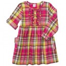 Carter's three-quarter sleeve flannel dress- 3T- OUT OF STOCK