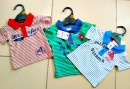 Tiny Little Wonders Infant Boys Striped Polo Tees- 0- 12mths