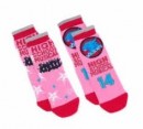 High School Musical Toddler Girls Socks - Pink-Size 6-8and half
