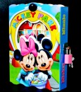 Character Journal with Lock- assorted characters - BARBIE, MICKEY, POOH, KITTY ETC