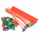 Plastic Balloon Holder Sticks & Cups- Multicolor - SOLD IN DOZENS