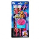 Disney Hannah Montana Super Pencil Pack (6 Pencils, 2 Erasers, 2 Pencil Grippers, & Sharpener