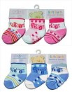 Soft Touch Infants Girls & Boys 3pack  Cotton Rich Socks- 3mths- 24mths