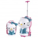 Girls Hello Kitty Cute 3D ABS 17inch Trolley with bow