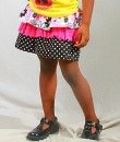 Disney Floral Tiered Skirt- 3T