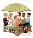 Step2: Naturally Playful Picnic Table With Umbrella